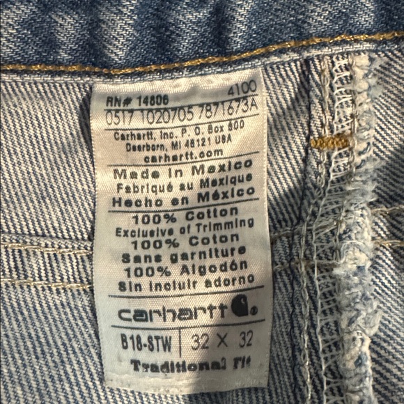 Carhartt Light Blue classic Denim Jeans - Picture 5 of 5